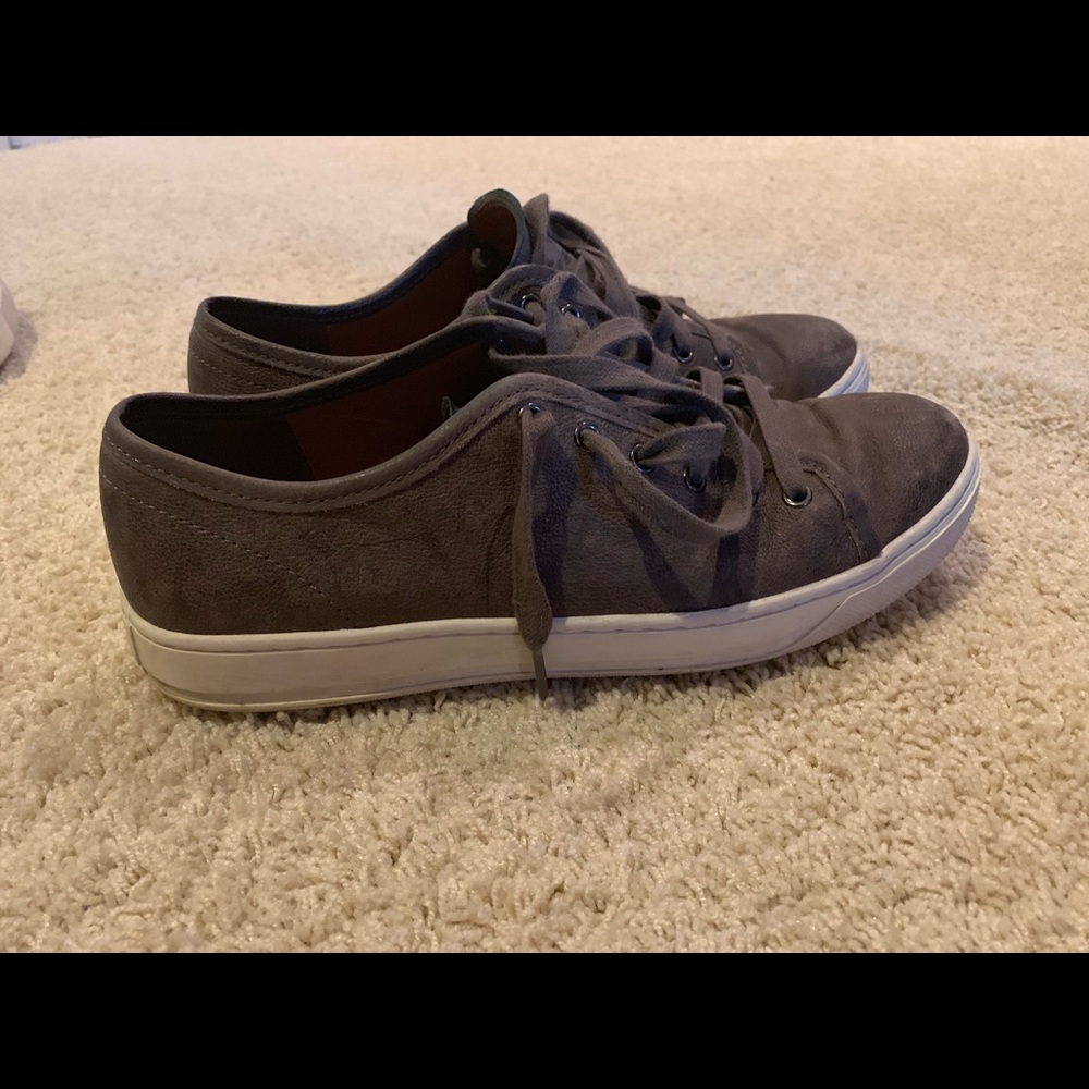 Vince leather sneakers dark grey size 8.5m